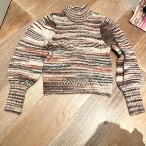 VERONICA BEARD STRIPED SWEATER. SIZE SMALL